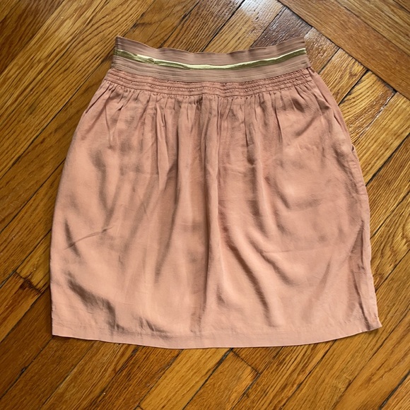 Anthropologie See U Soon Peach Willow Tulip Skirt - Picture 3 of 5